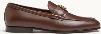Valentino Garavani Mocassino VLogo Signature in nappa Uomo MARRONE 41.5
