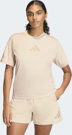 adidas T-Shirt ADIDAS SPORTSWEAR W Z.N.E. TEE, Damen, Gr. XXL, crli, Obermaterial: 100% Baumwolle, Rundhals, Shirts T-Shirt