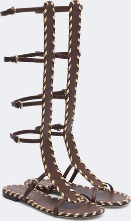 Gianvito Rossi Zaira leather gladiator sandals