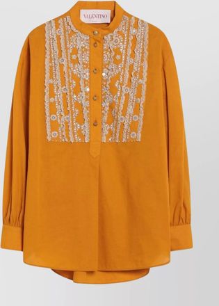 Valentino beaded lace shirt