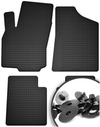 OEM Alfombrillas De Goma + Topes Para: Jeep Compass Ii Mp Suv (2017-)