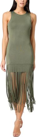 Toccin Margaux Sleeveless Fringe Mini Dress
