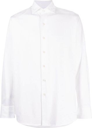 Boggi Milano spread-collar cotton shirt - men - Cotton - S - White
