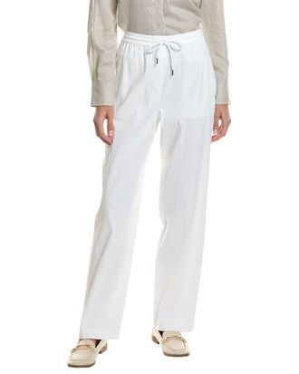 Theory Pull On Linen-Blend Pant