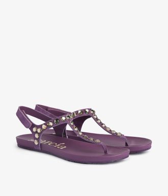 Pedro Garcia Lilac crystal studded thong sandal | Judith| Spring Summer 26 | PEDRO GARCIA