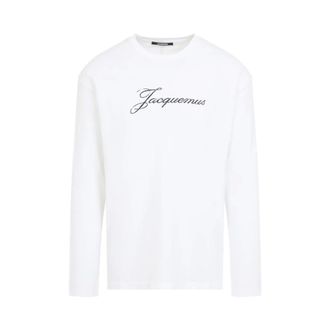 Jacquemus Tops, Heren, Wit, XL, Katoen, Le T-shirt