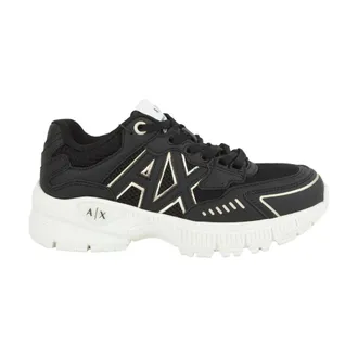A|X Armani Exchange Zapatilla Negra Poli&eacute;ster - Shoes - Mujer - Negro - 39 EU