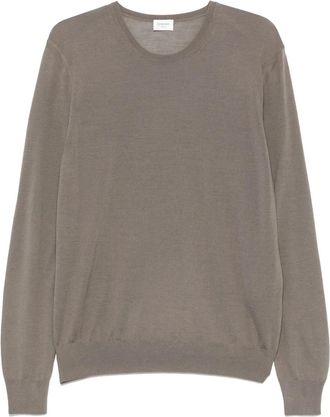 Saint Laurent Wollen T-shirt - Grijs