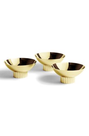 ANNA new york Striations Trio Bowl in Gold at Nordstrom