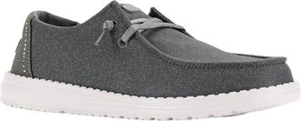 Hey Dude Womens Wendy Stardust Slip On Shoes In Charcoal