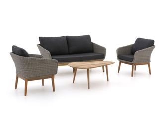 Intenso Furniture Intenso Borgetto/ROUGH-K stoel-bank loungeset 4-delig