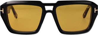 Tom Ford Icon Zonnebril - Heren - Zonnebrillen - Zwart - 56 MM - Accessoires