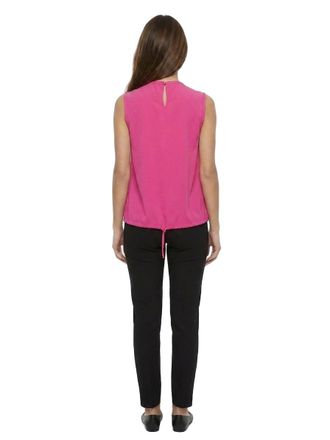 Dolce & Gabbana Womens Pink Elastane Sleeveles T-Shirt