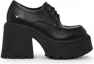 Windsor Smith Leather Ankle Boots Chunky Platform Lace-Up Shoes