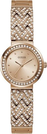 Guess Womens Treasure Rose gold Dial Watch