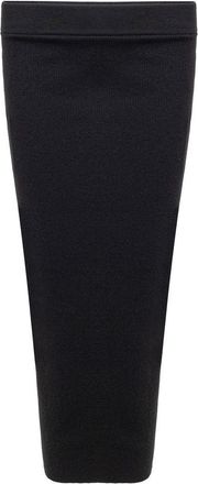 Tom Ford Black Cashmere Midi Womens Skirt