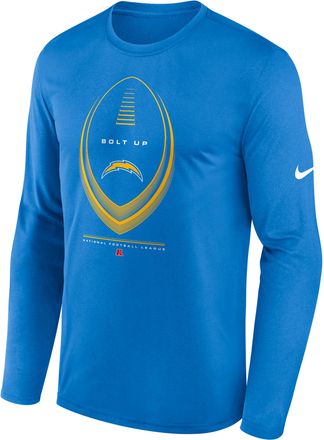 Nike Los Angeles Chargers Legend Icon Nike Mens Dri-FIT NFL Long-Sleeve T-Shirt in Blue | NKHT48Y97-NDB