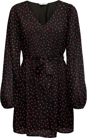 Only Jurk met V-hals, bloemenprint