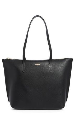 Furla Classic Medium Leather Tote in Nero at Nordstrom Rack