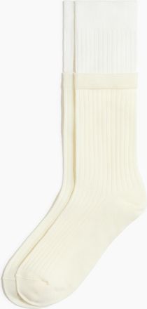 H&M Socken im Lagenlook - White
