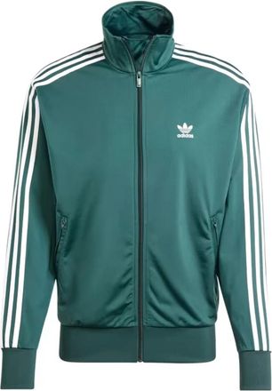 adidas Firebird Iconische Sweater - Heren - Vesten met rits - Groen - XS - Polyester - Hoodies & sweatvesten