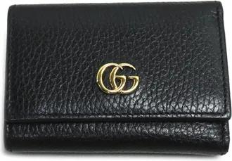 Gucci Black Leather Wallet (Tri-Fold) (Pre-Owned)