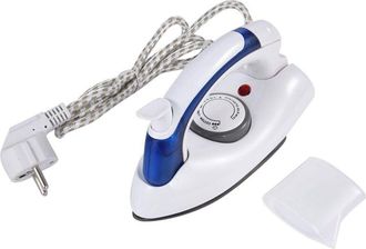 OEM Plancha De Vapor - 700 W - Suela Antiadherente De Cer&aacute;mica - Cabeza Rotativa 180&deg; - Compacta Y Plegable - Para Hogar Y Viaje - 1 Unidad