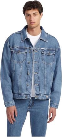 Guess Denim jassen - Heren - Spijkerjassen - Blauw - L - Denim - Jassen