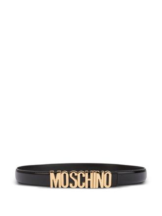 Moschino Silk And Nylon Black Belt