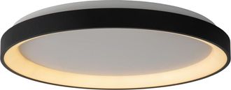 Lucide L&aacute;mpara de techo de acr&iacute;lico con 1 led integrado, negro