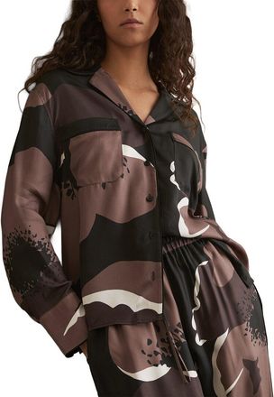 Reiss Lottie Floral Print Top