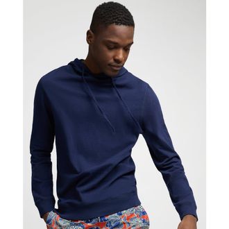 Onia Slub Pullover Hoodie in Navy at Nordstrom, Size Xx-Large