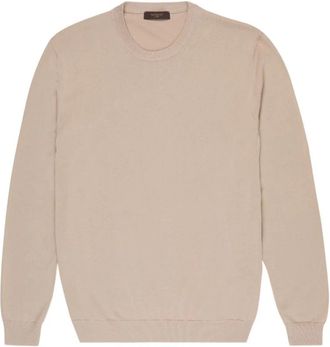 Zanone Round-neck Truien - Heren - Ronde hals truien - Beige - 2XL - Truien & Vesten
