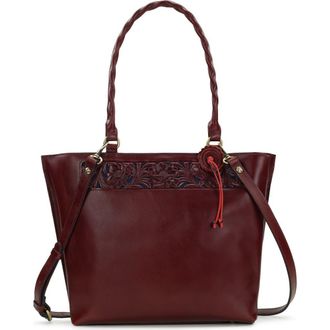 Patricia Nash Adeline Leather Tote Bag in Oxblood at Nordstrom Rack