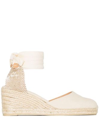 Castaner 70 mm Carina espadrilles - Wit