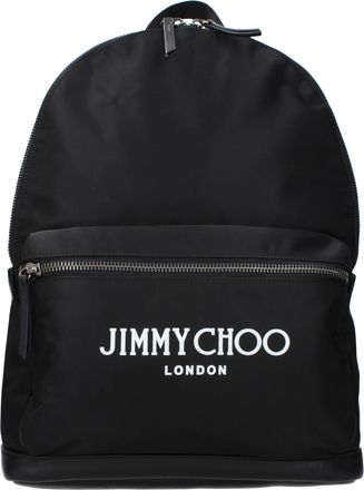 Jimmy Choo London Herens Wilmer stoffen zwarte riemen en tassen