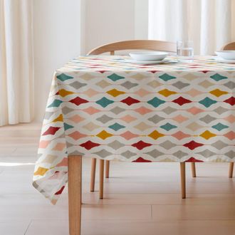 Mint Mantel 100%algod&oacute;n antimanchas estampado 155x155 cm