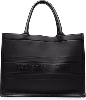 Dior Pre-owned Dior Medium Embossed Leather Book Tote Unisex SGXP00XIUFJJSA6Z