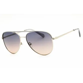 Kenneth Cole Reaction Ladies Black Aviator Sunglasses KC2977