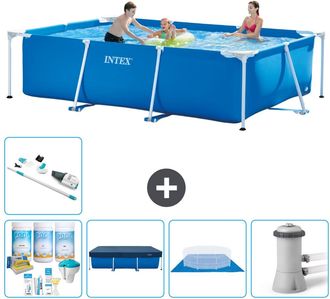Intex Piscina Con Estructura Rectangular - 300x200x75 Cm - 7-piezas S21125