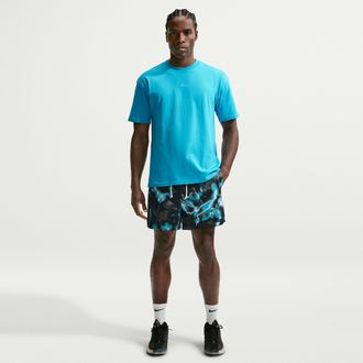 Nike Mens Standard Issue Dri-FIT 5 Mesh Basketball Shorts in Blue | IM5916-418