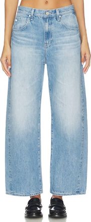 AG - Adriano Goldschmied Hattie High Rise Barrel Jeans In Blueprint