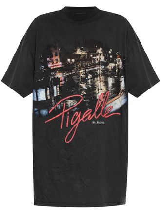 Balenciaga printed T-shirt - unisex - Cotton - 2 - Black