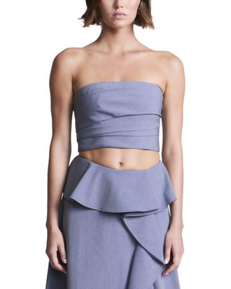 Bcbgmaxazria Bcbgmaxazria Solid Suiting Fabric Bustier