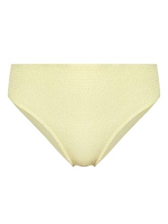 Tory Burch Gesmockte bikinislip - Geel