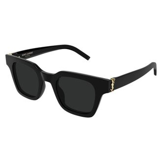 Saint Laurent Sunglasses, unisex, Black, Size: 47 MM Square Sunglasses