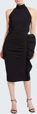 La Petite Robe Di Chiara Boni Mali Side Ruffle Pencil Skirt