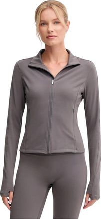 Casall Soft Touch Zip Jacket - Dames - Vesten met rits - Grijs - M - Polyester - Hoodies & sweatvesten