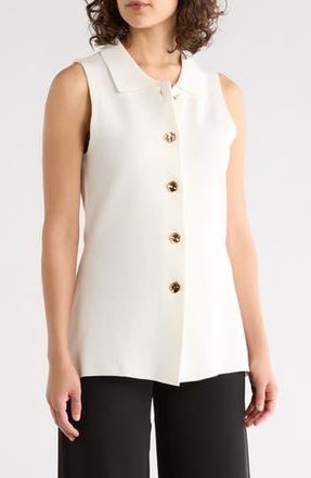 T Tahari Sweater Vest in Ivory at Nordstrom Rack, Size X-Small