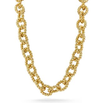 Sphera Milano Twisted Link Chain Necklace in Gold at Nordstrom Rack